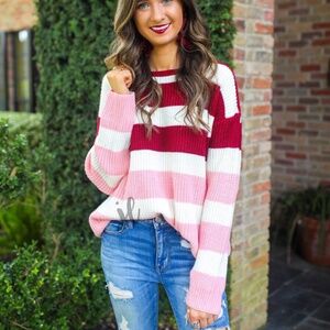 Carrie Colorblock Sweater - NEW WITH TAGS